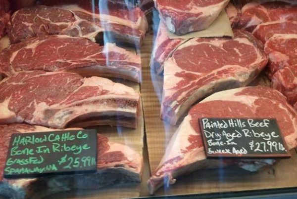 Harlow Cattle Company rib eye steaks vs. Painted Hills rib eye steaks.